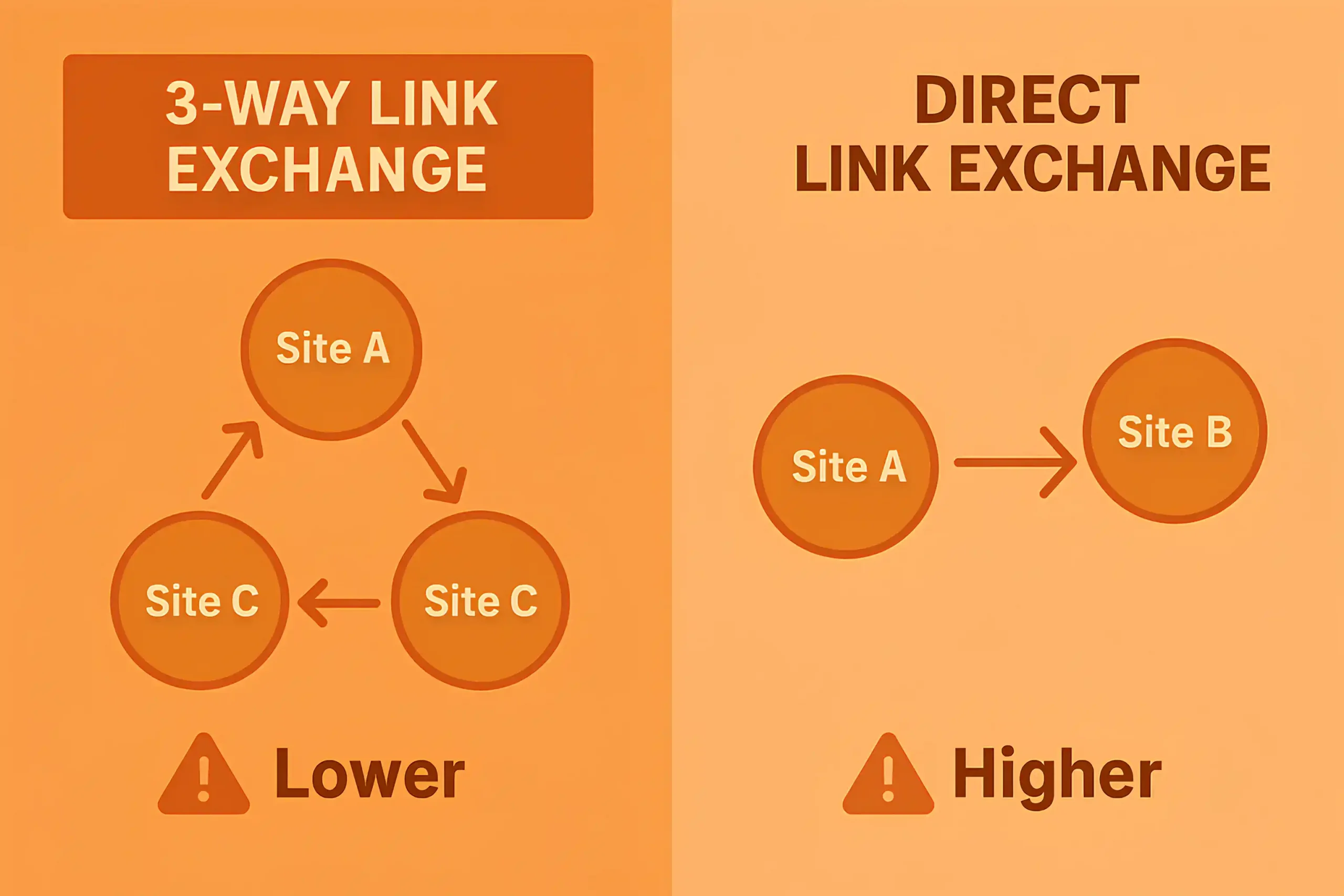 Are link exchanges risky?