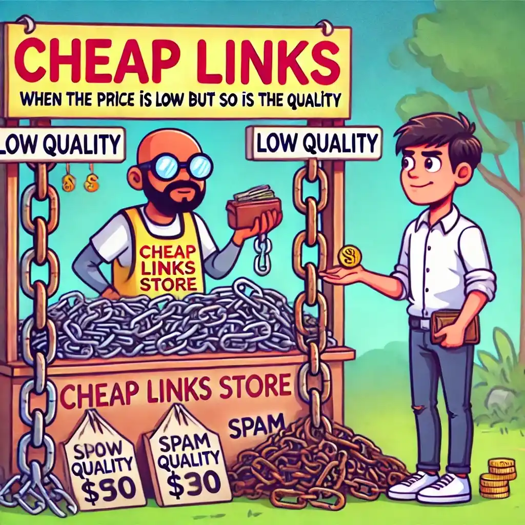 Avoid Cheap or Bulk Link Sellers