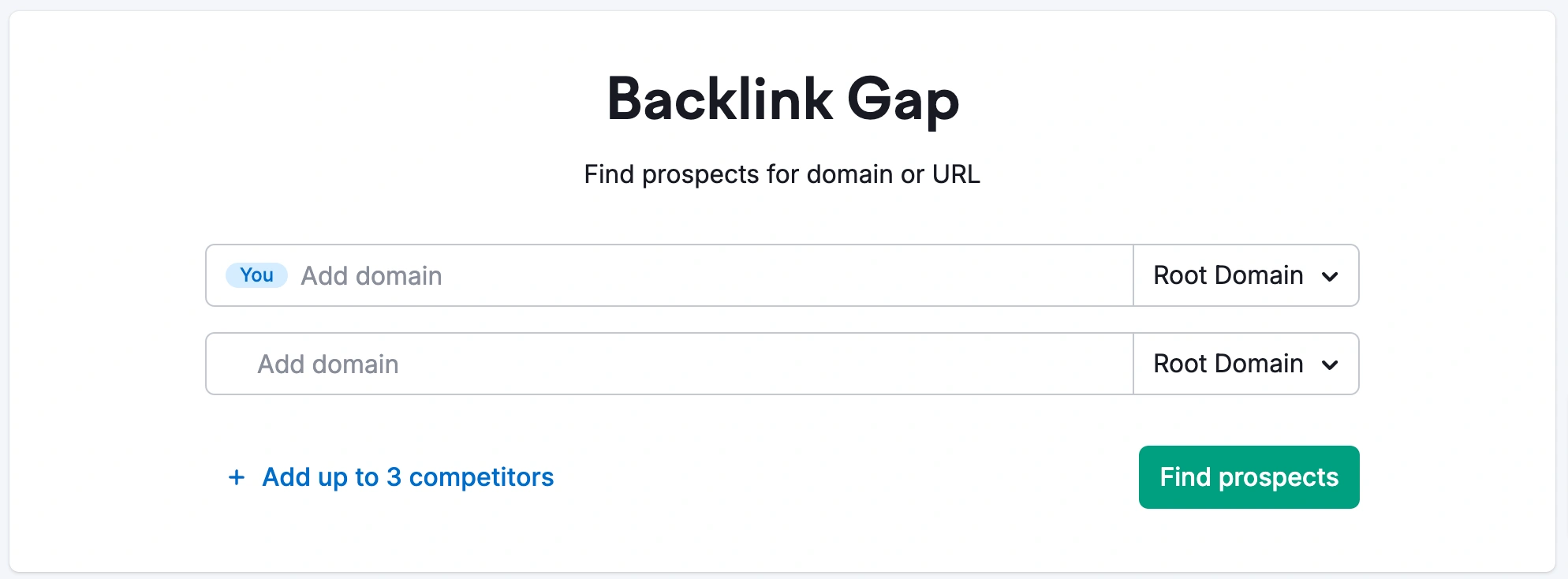 Backlink Gap