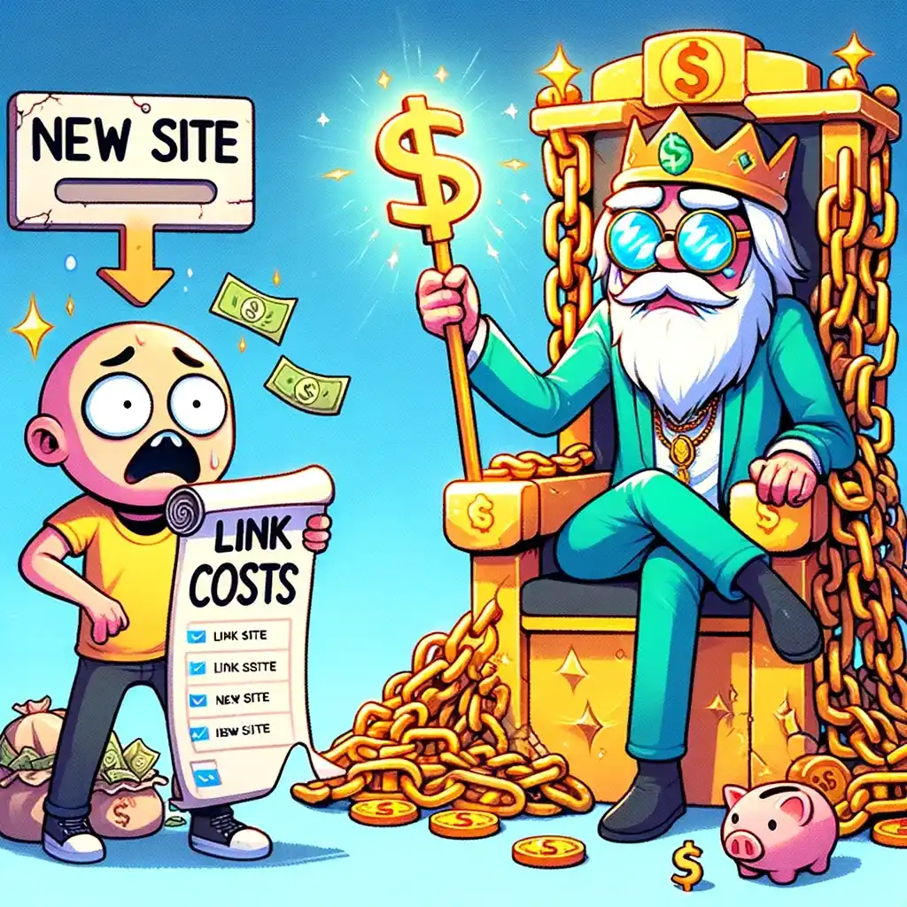 Link-building Costs for New vs. Established Sites