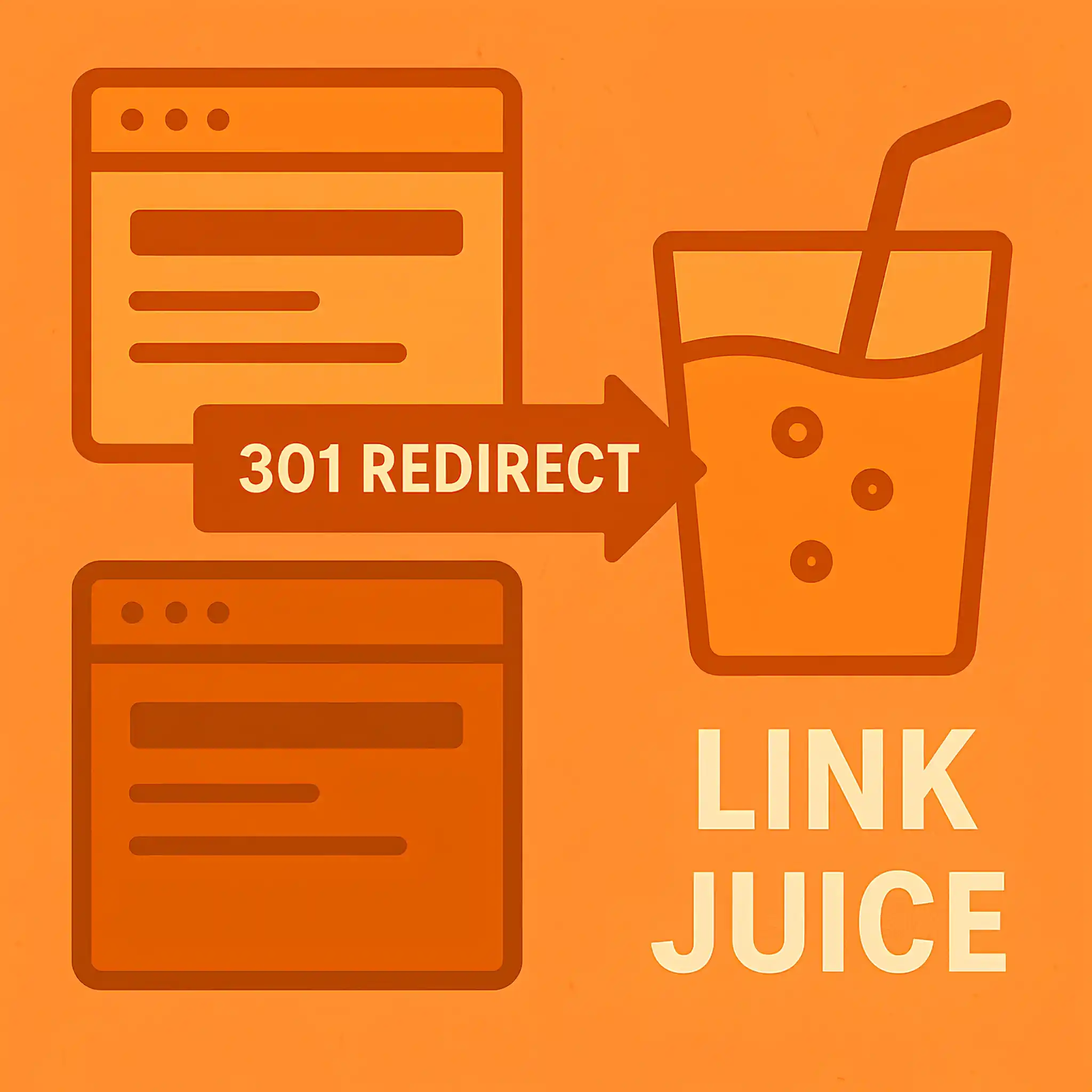 301 redirect and link juice