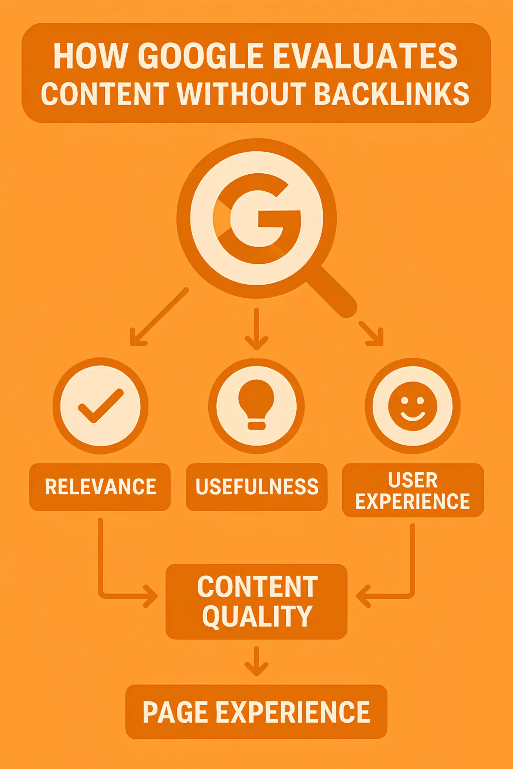 How Google evaluates content without backlinks