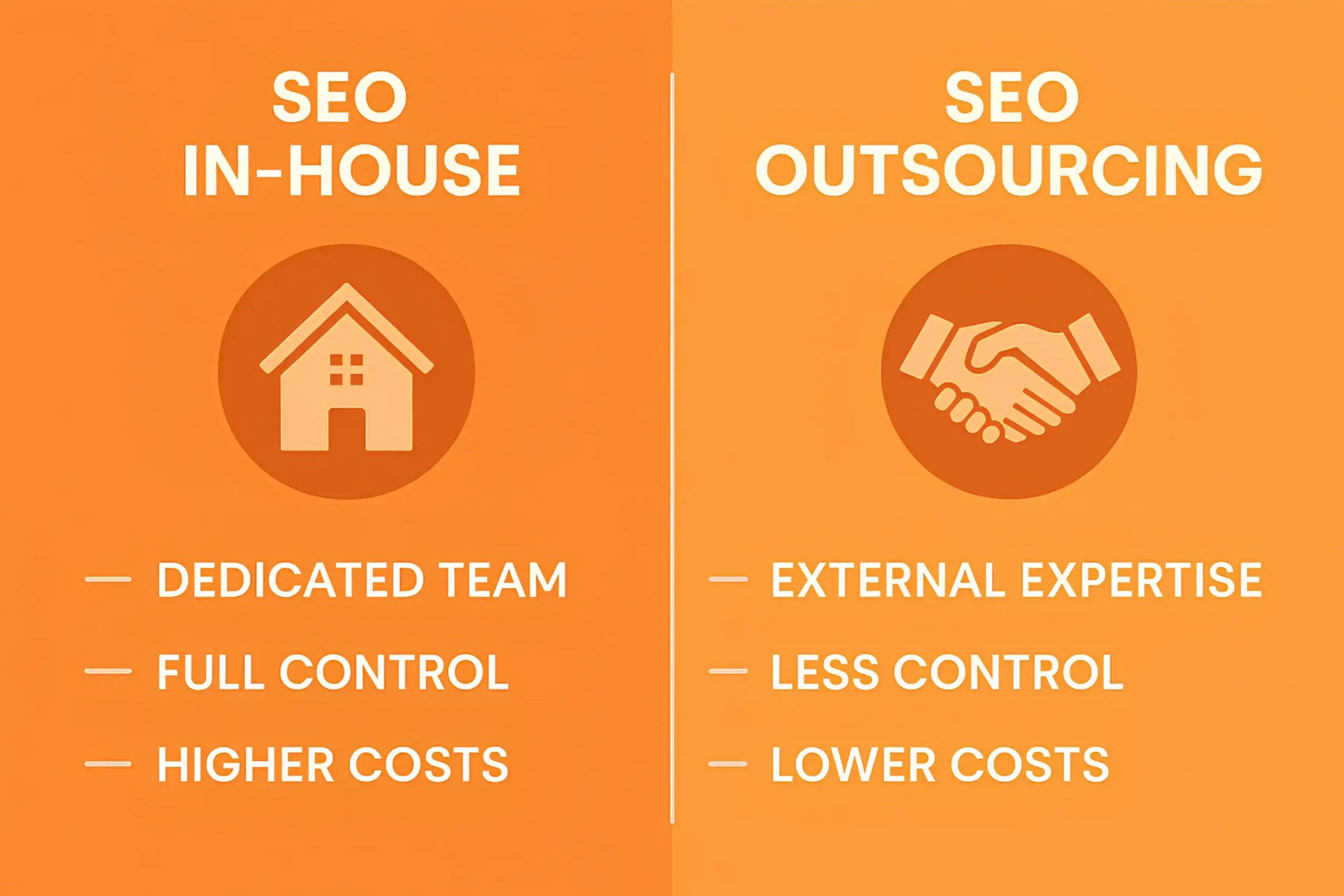 SEO in house vs outsource