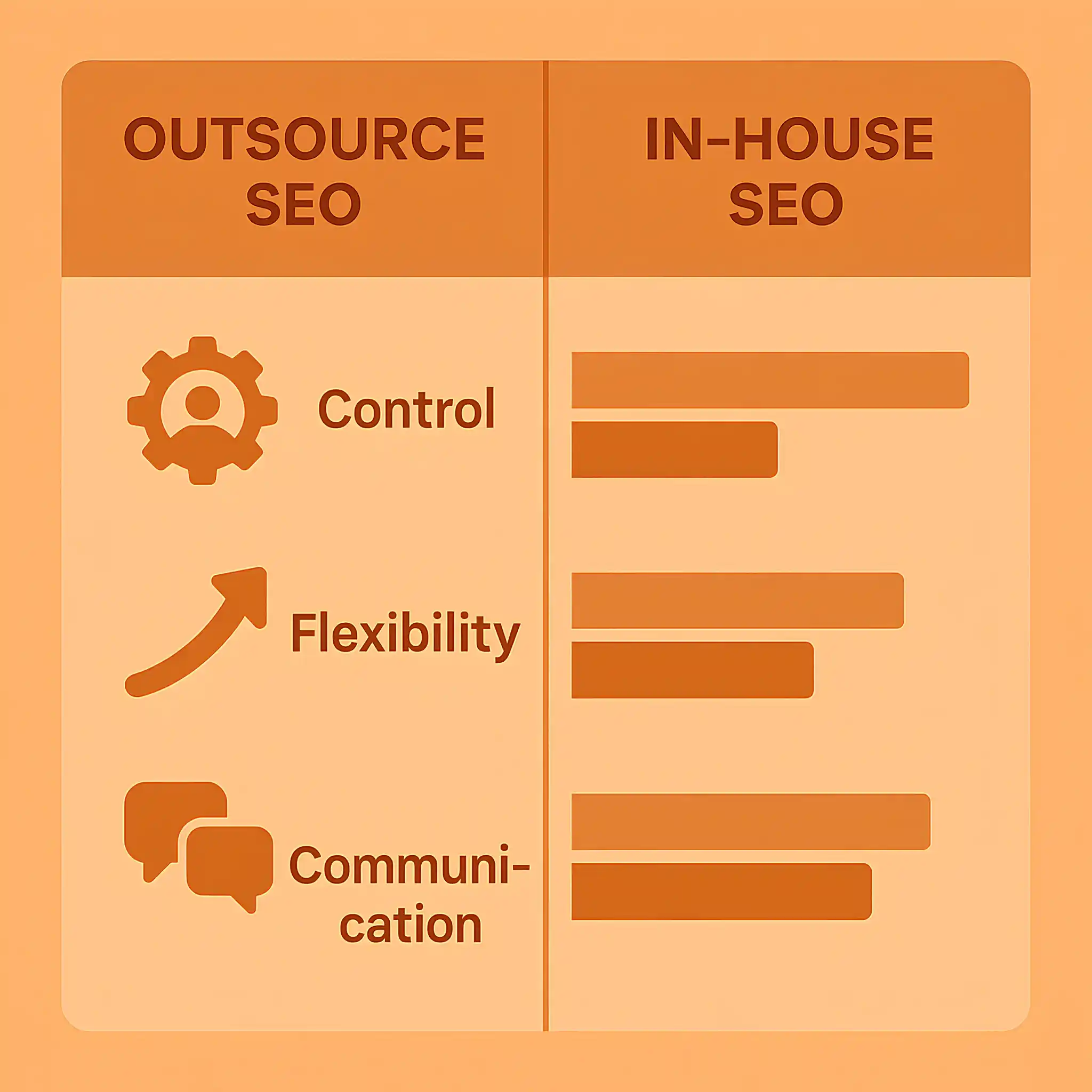 SEO outsource vs in-house