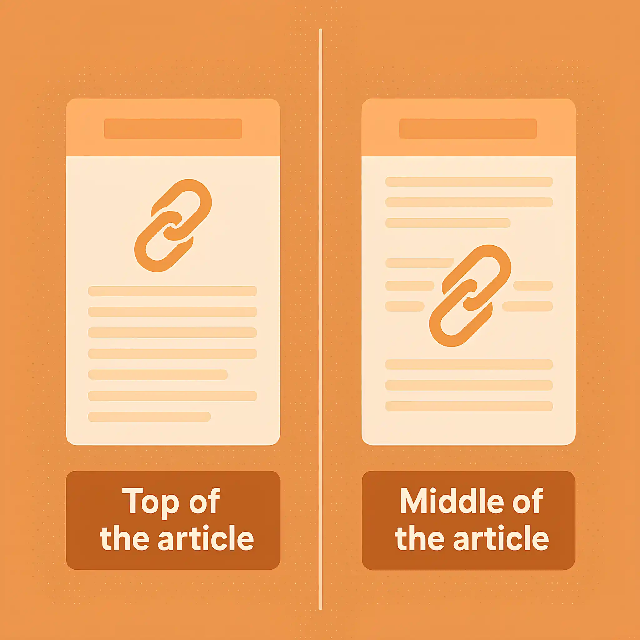 link position for link juice