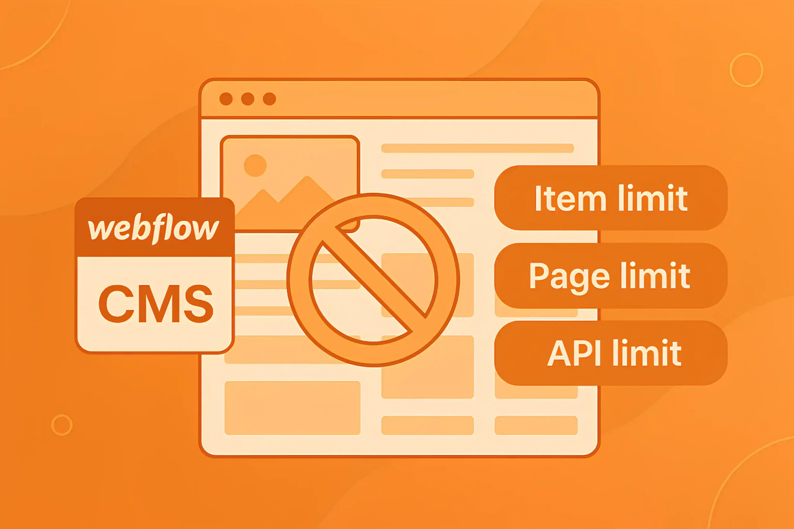 webflow limits for SaaS SEO