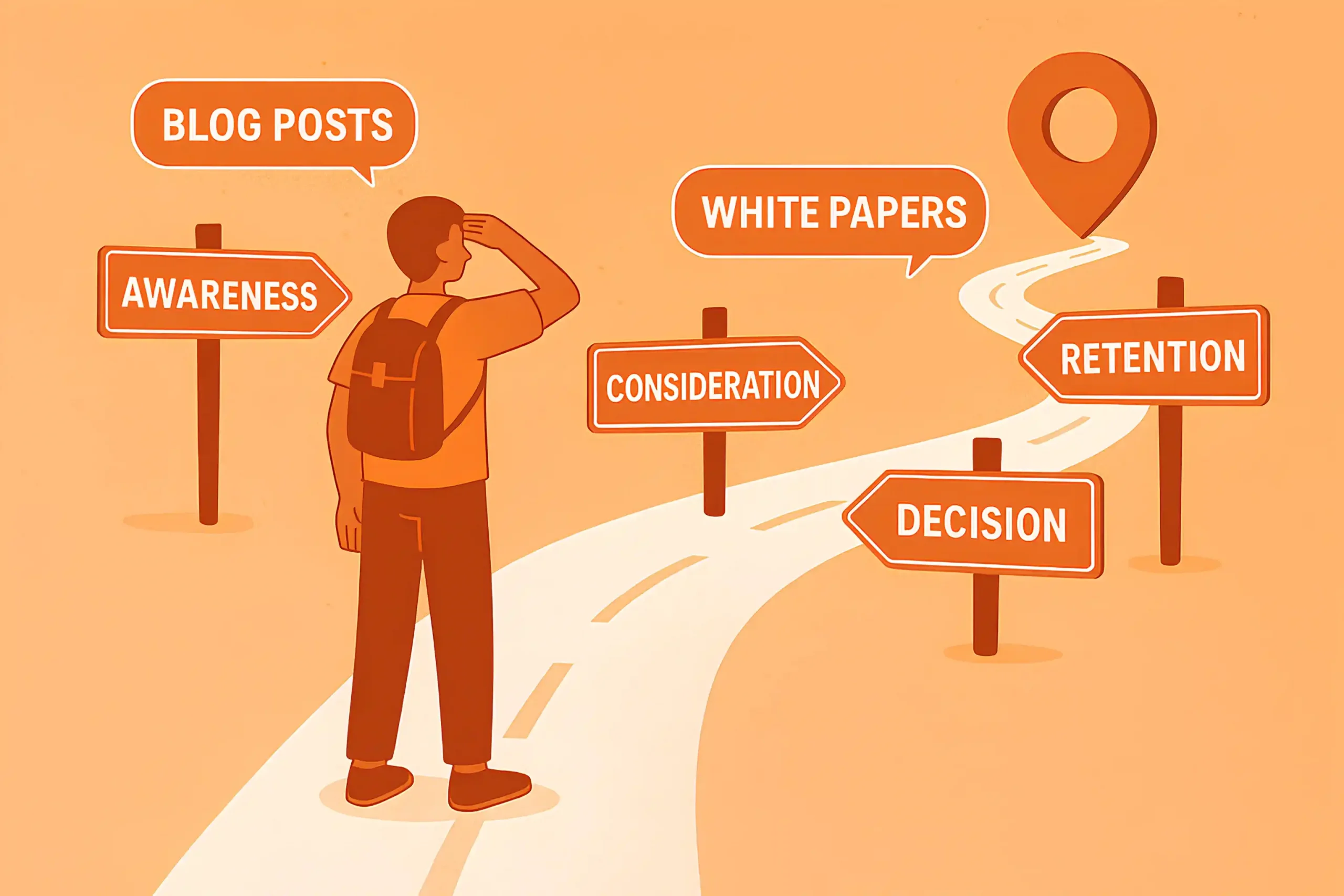 Map content to SaaS buyer journey